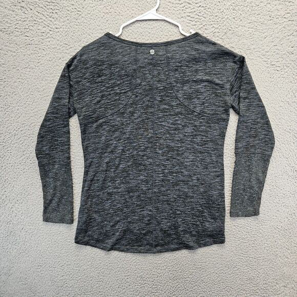 Prana Tops Womens Size Small Gray Deep Balsam Blythe Pullover Shirt - Picture 2 of 10